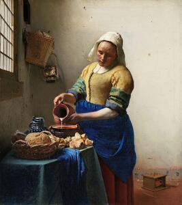 Obrazová reprodukce The Milkmaid, c.1658-60, Jan Vermeer