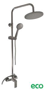 Slezák - RAV Sprchový komplet se směšovací baterií NIL - NL182.5/5-43MGK, Metal Grey kartáčovaná
