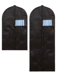 Závěsný organizér / Obal na oděvy / Úložný box pod postel (černá, Ochranné obaly na oblečení, 2 kusy) (100341347007)