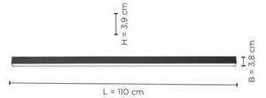 Paul Neuhaus Stropní LED svítidlo PURE-LINES, 18W, d. 110 cm, CCT 2700-5000K Barva: Antracit