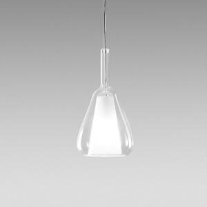 Designové závěsné svítidlo Gea Luce Ofelia S/11 Barva skla: Transparentní sklo, Barva montury: Bílá