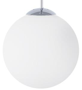 Závěsná lampa BARROW Sklo Bílá