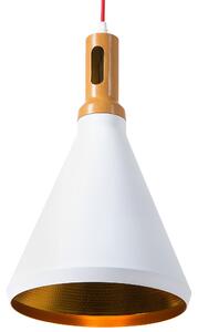 Závěsná lampa MACKENZIE Kov Bílá