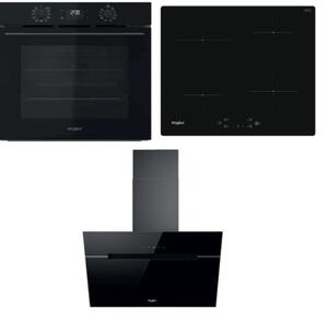 Akční set spotřebičů WhirlpoolOMK58CU1SB + indukční deska WSQ7360NE + digestoř WHVP62FLTSK