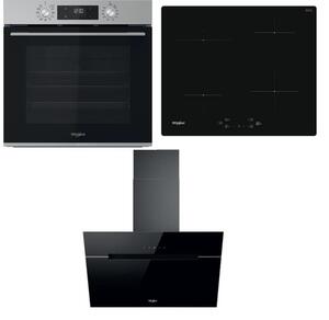 Akční set spotřebičů Whirlpool trouba OMK58CU1SX + indukční deska WSQ7360NE + komínový odsavač par WHVP62FLTSK SETWH22