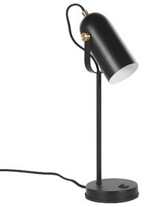Stolní lampa TYRIA Nastavitelná Kov Černá