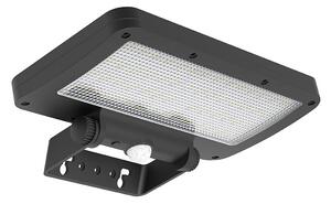 SOLIGHT LED solární osvětlení se senzorem 5W 500lm 4000K Li-Ion, černá