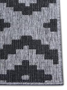 NORTHRUGS - Hanse Home koberce Kusový koberec Twin-Wendeteppiche 105466 Night Silver – na ven i na doma ROZMĚR: 80x250