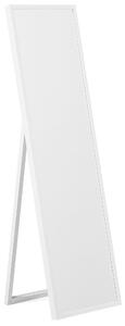 Stojací zrcadlo TORCY 140 cm Bílá