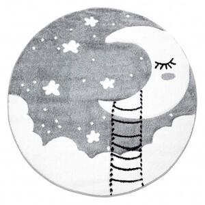 Dětský koberec Měsíc Bueno 1314 šedý