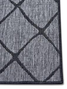 NORTHRUGS - Hanse Home koberce Kusový koberec Twin-Wendeteppiche 105456 Night Silver – na ven i na doma - 80x250 cm