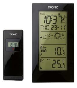 Tronic® Bezdrátová meteostanice s venkovním senzorem (černá) (100407612001)