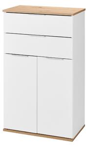 Livarno® Komoda, bílá/dub (100407724)