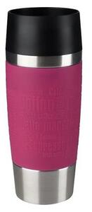 Travel Mug cestovní hrnek 0,36 l - růžový/nerez TEFAL K3087114