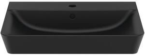 Umyvadlo Ideal Standard Connect Air 60x46 cm černá otvor pro baterii uprostřed E0298V3