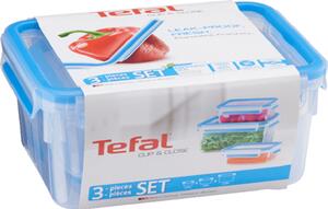 MASTER SEAL FRESH dózy obdélníkové 3 ks 0,55/1,0 /2,3 L Tefal K3028912