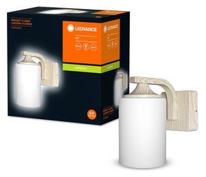 Designové nástěnné svítidlo CYLINDER E27, matné, dekor dřevo