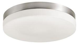 PILLS koupelnové přisazené svítidlo 2x E27 60W bez zdroje 29,5cm kulaté IP44, niklové