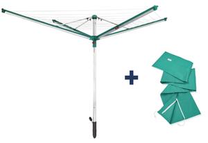 Zahradní otočný sušák na prádlo s obalem LINOMATIC 500 DeLuxe Cover LEIFHEIT 82007