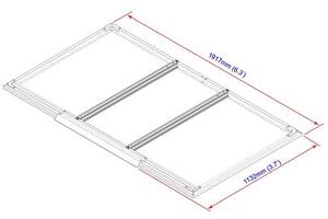 Podlahové profily pro domky 2,5 m² DURAMAX 57802