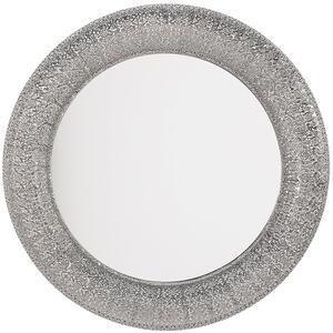 Zrcadlo CHANNAY 80 cm 80 cm Kov Stříbrná