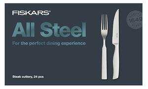 All Steel Sada steakových příborů 24 ks FISKARS 1027505