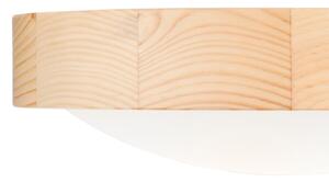 Stropní svítidlo NATURAL SLIM 1xE27/60W/230V pr. 27 cm borovice