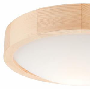 Stropní svítidlo NATURAL SLIM 1xE27/60W/230V pr. 27 cm borovice