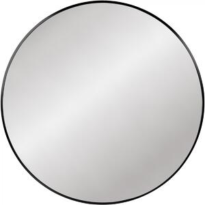 Nástěnné zrcadlo Elsie XL 323831 - 80x80 cm - Černá