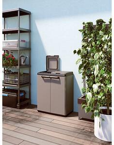 Split Cabinet Basic Recyklační koš - šedý KETER 9736