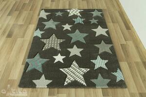 Dětský koberec Diamond Hvězdy šedý