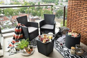 Cool Stool Multifunkční úložný stůl, antracit KETER 230905
