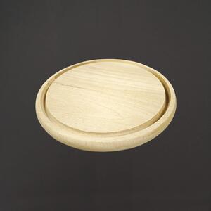 AMADEA Dřevěné servírovací prkénko - podnos, masivní dřevo, 21 cm