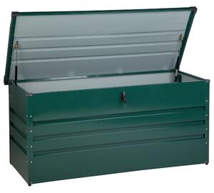 Úložný box CEBROSA 132 cm 62 cm Kov Tmavě zelená
