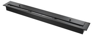 InFire - Rohový BIO krb 110x45 cm 3kW černá