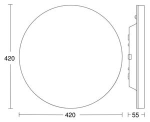 Steinel - LED Stmívatelné svítidlo se senzorem RS PRO R30plusSC 23,7W/230V 3000K