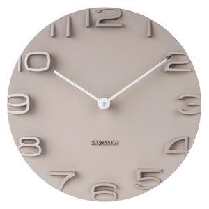 NÁSTĚNNÉ HODINY šedá 42/42/5 cm Karlsson - Nástěnné hodiny, Online Only