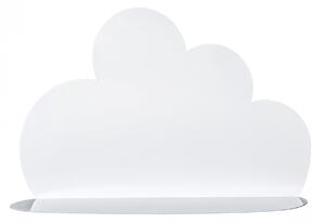 Kovová polička Cloud White 60 cm