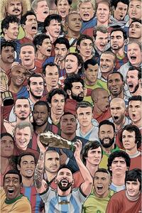Plakát, Obraz - Legends - Football Greatest!S