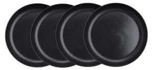 CASA NOVA Sada hlubokých talířů 22,5 cm set 4 ks - černá