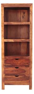 Knihovna Amba 65x180x45 z indického masivu palisandr