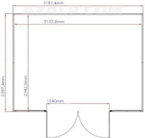 Zahradní domek Duramax WOODSIDE 8 m² + podlahová konstrukce (model 30214 -10,5x8´)