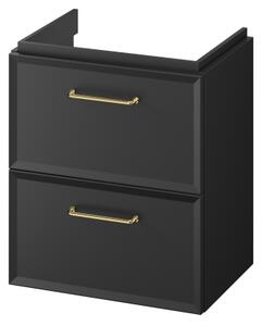 Cersanit S1021-006-Závěs. koupel. skříňka pod umyvadlo MILLE SLIM 50x35 cm černá
