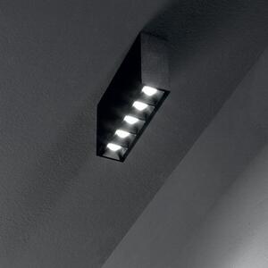 Ideal Lux 244884 LED přisazené stropní svítidlo Lika 1x12,5W | 1100lm | 3000K - černá
