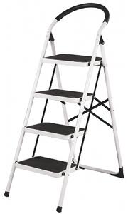 4Home Skládací ocelové schůdky Steps, 4 stupně