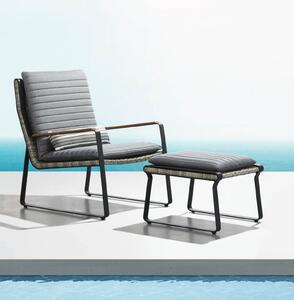 CLARK - relaxační křeslo s podnožkou Exteriér | Luxusní zahradní nábytek | Clark