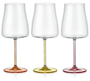 Crystalex sklenice na červené víno Rainbow Fresh 600 ml 6KS