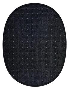 Vopi koberce Kusový koberec Udinese antracit ovál - 57x120 cm