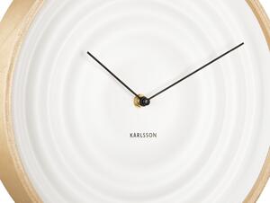 Nástěnné hodiny Scandi Ribble malé 31cm bílá Karlsson (Barva-bílá)