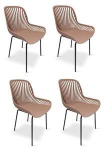 Texim GABI - sada designových židlí - růžová